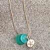 Zeeglas Zeester & Schildpad Ketting Goud