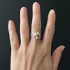 Zilver met diamant