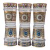 6 premium Oosterse Marokkaanse theeglazen goud Set of 2 Moroccan Tea Glasses – Hand-Painted Oriental Glass, Decorative & Functional