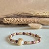 Armband met edelstenen en miyuki kralen | Magnolia