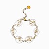 Armband met Steenvormige Hangers Gevuld met Echt Gipskruid (The Classics)