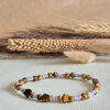 Armband met tijgeroog bloemetjes en miyuki kralen | Lavendula