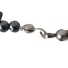 Black Hematite Necklace – Vintage Beaded Gemstone Necklace – Minimalist Jewelry.