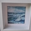 Blauwe Horizon, klein kunstwerk met grote ruimte