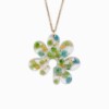 Bloemvormige Statement Ketting met Echte Bloemen uit Luxemburg (Forgotten Gardens)