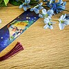Boekenlegger Foxy tales vosje in een camping tent 50x180mm kwastje