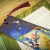 Boekenlegger Foxy tales vosje in een camping tent 50x180mm kwastje