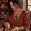 Bohemian Folklore & Vrije Geest, handgemaakte moderne dromenvanger ketting