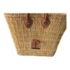 Boho Straw Bag with Leather Handles -Closure | Handmade Beach Bag - Market Tote | Summer Shoulder Bag | Unique Boho Gift for Her