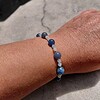 Calming Blue: armband met blauwe aventurijn en morganiet