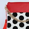 Clutch Polka dot - Jacquard