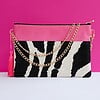 Clutch Wild Zebra - Jacquard