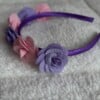 Diadeem met roosjes
