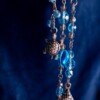 Ear Cuffs Zeeleven | Handgemaakte oorhangers met blauwe glaskralen, schildpad en zeepaardje | Draagbaar zonder gaatjes