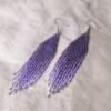 Fringe oorbellen Lavender Haze