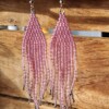 Fringe oorbellen Silver Blush