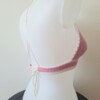 Gehaakt topje | Roze en crème