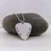 Gepersonaliseerde gitaarplectrum ketting | I Pick You | Met datum