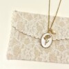 Golden Pearl Floral Necklace - Daisy ✨