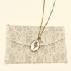 Golden Pearl Floral Necklace - Iris ✨