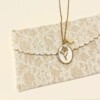 Golden Pearl Floral Necklace - Paperwhite ✨