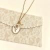 Golden Pearl Floral Necklace - Paperwhite ✨