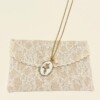 Golden Pearl Floral Necklace - Snowdrop✨
