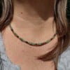 Green Luck: ketting met groene aventurijn en groen/paarse toermalijn