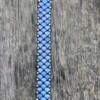 Handgemaakte kralenarmband 'Snake Skin Blue' — Ginko kralen, 19 cm