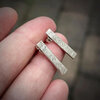 Handgemaakte Oorstekers van Gerecycled Zilver ✨