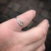 Handgemaakte Zilveren Knoopring | Minimalistische Sterling Zilver Ring ✨