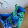 Handmade Bandana Tote Bag – Quilted Patchwork Tas in Roze Blauw Groen – Studio Siesoo Shopper – Unieke Stoffen Tas – Cadeau voor Haar