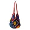 Handmade Granny Square Bag, Colorful Crochet Shoulder Bag, Boho Tote Bag, Statement Handbag, Everyday Shopper, Crochet Gift for Her