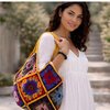 Handmade Granny Square Bag, Colorful Crochet Shoulder Bag, Boho Tote Bag, Statement Handbag, Everyday Shopper, Crochet Gift for Her