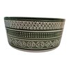 Handmade Moroccan Ceramic Vessel Sink 12 inch Countertop Basin with and without Brass Rim Above Counter Wash Basin Farmhouse Bathroom Decor.