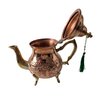 Handmade Moroccan Copper Teapot Baldi Dama - Traditional Engraved Berrad Arabic Tea Kettle, Artisan, from Morocco, Decor Gift.