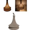 Handmade Moroccan Crochet Pendant Lamp Jouj-Boho Hippie Hanging Light, Sculptural Boho Ceiling Lamp, Warm Ambient Lighting.