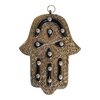 Handmade Moroccan Hamsa Wall Hanging β Copper Hand of Fatima Amulet-Handgemaakt