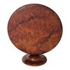 Handmade Moroccan Thuya Burl Wood Round Vanity Mirror with Stand, Aromatic Wood Mirror, Unique Boho Home Decor, Luxury Gift for Her