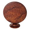 Handmade Moroccan Thuya Burl Wood Round Vanity Mirror with Stand, Aromatic Wood Mirror, Unique Boho Home Decor, Luxury Gift for Her