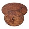 Handmade Moroccan Thuya Burl Wood Round Vanity Mirror with Stand, Aromatic Wood Mirror, Unique Boho Home Decor, Luxury Gift for Her