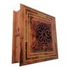 Handmade Moroccan Thuya Wood Puzzle Box – Secret Opening Jewelry Box with Folding Compartments – Aromatic Gift
