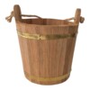 Handmade Solid Wood Bucket | Rustic Farmhouse Decor for Home, Garden, Sauna & SPA 3,5L