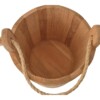 Handmade Solid Wood Bucket | Rustic Farmhouse Decor for Home, Garden, Sauna & SPA 3,5L