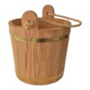 Handmade Solid Wood Bucket | Rustic Farmhouse Decor for Home, Garden, Sauna & SPA 3,5L