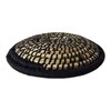 Handwoven Rattan Seagrass Basket | Decorative Boho Home Decor | Wool Thread Accent | Woven Storage Basket | Unique Eco Friendly Gift