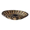 Handwoven Rattan Seagrass Basket | Decorative Boho Home Decor | Wool Thread Accent | Woven Storage Basket | Unique Eco Friendly Gift