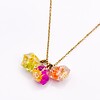 Kristalvormige Cluster Ketting met Echte Bloemen uit Den Haag (Fleur de Soleil)