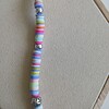 Lange Kralenketting met Palmboom Bedel – Kleurrijke Zomerse Ketting van Polymeer Kralen 76 cm