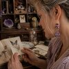 Lavendel & Vlinderdans, statement oorbellen met handgemaakte kralen